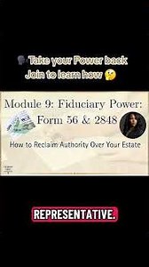 Fiduciary power with Forms 56 & 2848 — learn the basics. #FreedomByTrust #fiduciary
