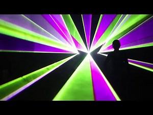 Party Lights & Disco Lights - 10 Hours of Colorful Laser DJ Light Show Background