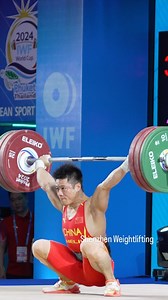 Li Fabin 61kg, a new WR snatch 146 #chineseweightlifting #olympicweightlifting #cleanandjerk #snatch #anta | Shenzhen Weightlifting Association