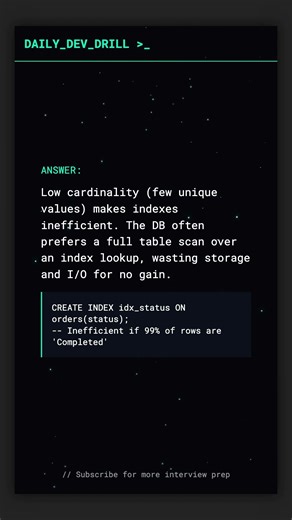 SQL Trick: When Indexes fail 🛑