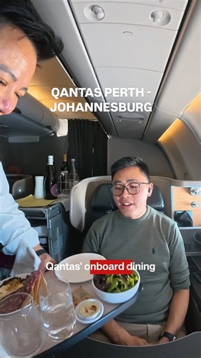 Qantas is back on the Perth-Johannesburg route, flying an Airbus A330-200 between Auckland, Perth and Johannesburg in a loop. Here's what to expect onboard the 11-hour flight to South Africa! #qantas #southafrica #airbusa330 📷 by @thepointswanderer who was hosted by Qantas and TripADeal. | Point Hacks
