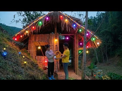 The abandoned house now has light again thanks to the kind help from CEO Long.