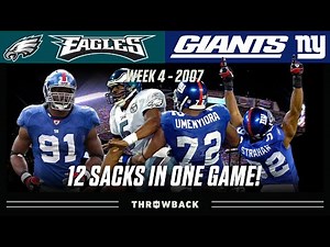 Big Blue's D-Line Singlehandedly DOMINATES Philly! (Eagles vs. Giants 2007, Week 4)