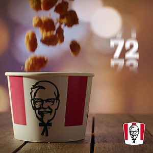 1M views · 3.3K reactions | Did you guys hear? There are at least 80 bits of golden glory in a $10 Popcorn Chicken Bucket - that’s 70 for you and 10 for a mate  | KFC | Facebook