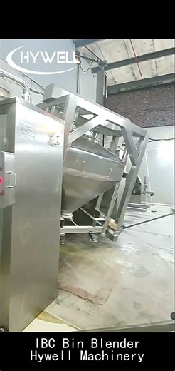 1000L Bin Blender | Automatic Lifting & Mixing Process for 500kg Powder Batch