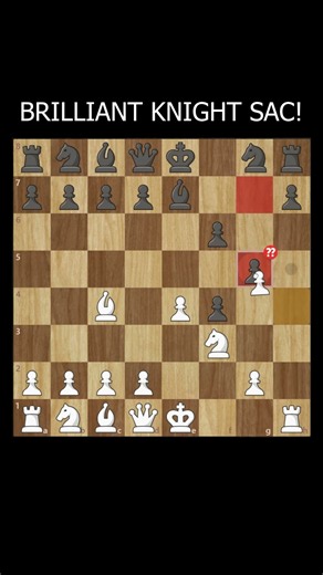 How to Win in Just 9 Moves with a Brilliant Knight Sacrifice ‼️💎🔥 #chess
