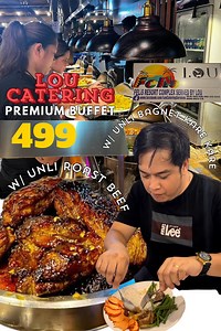 KINSAY gustog UNLI ROAST BEEF??? 🚨LIBRE ALERT🚨 Manlibre mi og 3 pairs namaka dinner diri sa LOU CATERING BUFFET. Just S H A R E this post tag 5friends sa comsec and use the hashtag #PakalsAtLOUCateringpremiumbuffet If nangita kag premium buffet DINNER BUFFET tapos naay UNLI ROAST BEEF and UNLI BAGNET Kare-Kare then diri ta sa Lou Catering Services - Davao And try their NEWLY added MENU: ✔️Hainanese Chicken ✔️Braised Pork w/ Mashed Potato & Mixed Vegetables ✔️Pan Seared Tuna And they also offer