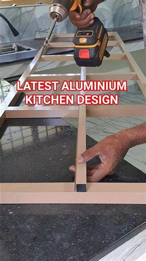 Latest aluminium kitchen design #youtubeshorts #aluminium #aluminum