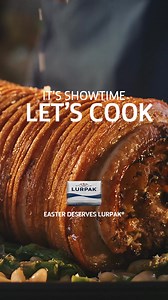 It’s showtime. Curtains up on a golden roast pork with Lurpak®. Tender and flavourful on the inside and crispy on the outside! Take a bow, Easter cook. | Lurpak