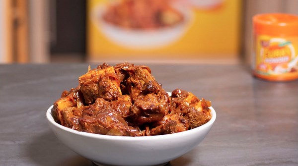 Delicious and Succulent Curried Dry Fried Beef