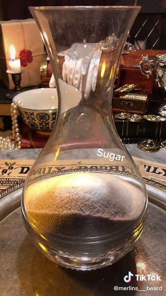 Making Floo Powder #YerAWizard #harrypotter #potterhead #hptiktok #hptok #craft #potion #floopowder