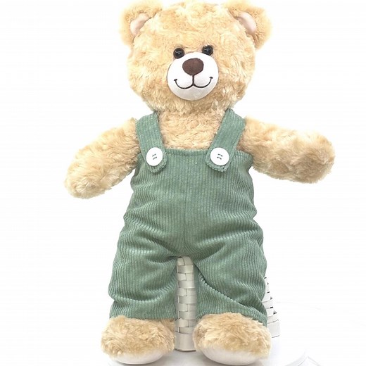 Teddy Bear Clothes: Green Corduroy Overalls (fits 15-18 Inch Bears) - Etsy
