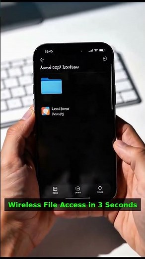 How to Transfer Files from Phone to PC Without Cable ⚡ (No Internet Needed) #shorts