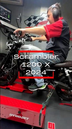 🔥 Dyno Test | Triumph Scrambler 1200 X 2024 — ECU Tuning & Adventure Performance #motoperformance