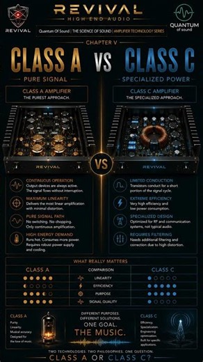 Quantum Of Sound | THE SCIENCE OF SOUND | CLASS C vs CLASS A AMPLIFIER #audiotechnique #audio