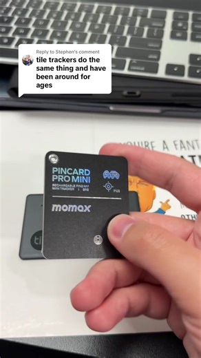 Replying to @Stephen I used to have a tile tracker too. I have switched to Momax now. #tracker #minigps #momax #cardtracker