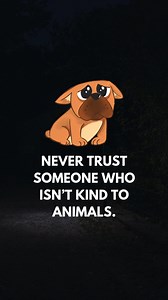 Never trust someone who isn't kind to animals. #doglife #dogoftheday | The Animal Cave
