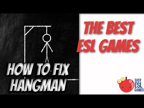 How to Play Hangman in an ESL Class - Easy ESL Games - Videos For Teachers