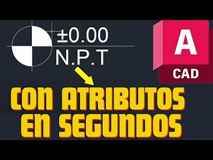 BLOQUES con Atributos | CAJETIN| AUTOCAD
