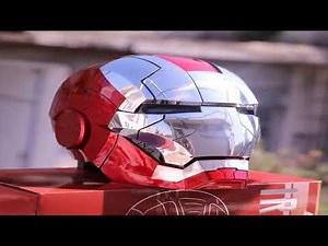 A must-have product! Iron Man Helmet Mk5 Electric Voice Activated Control Wearable Mask 1:1 Automa
