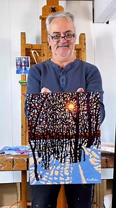 My latest painting fresh off the easel 🧑‍🎨 Blue Shadows Bright Sparkle 11" by 14" ❄️ ✨ I love painting these bright winter scenes 😁 | Tim Packer