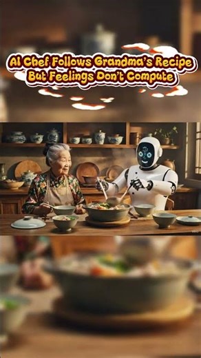 🍲 “AI Chef Follows Grandma’s Recipe — But Feelings Don’t Compute”