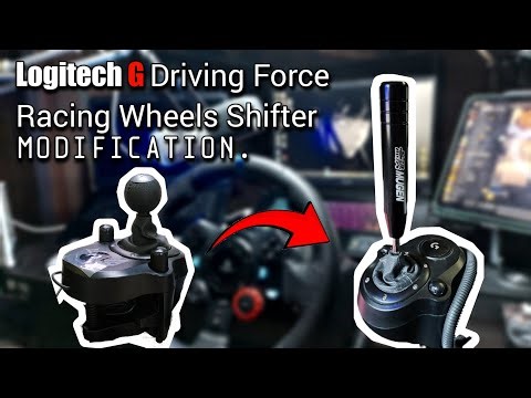 Logitech G Driving Force Racing Wheels Shifter Modification by adding #mugen gear knob.