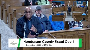 5.9K views · 31 reactions | Henderson County Fiscal Court 12/09/2025 | Henderson County, Kentucky Government | Facebook