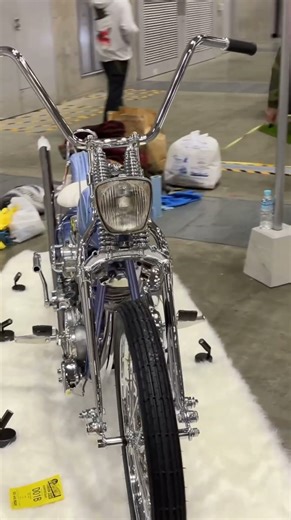 SHOVELHEAD Harley-Davidson Custom Chopper at HRCS Mooneyes 2025 in Yokohama, Japan #DicEtv
