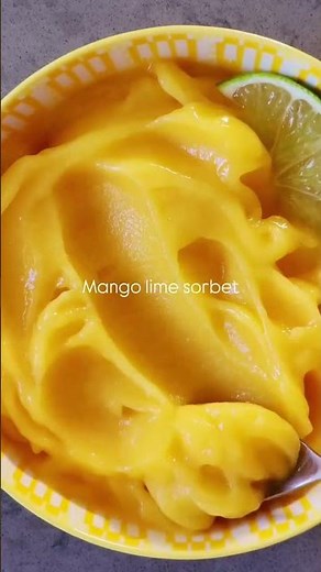Easy Mango Sorbet Anyone Can Make 🥭🍨