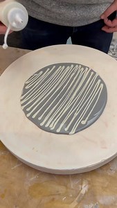 A little process video of making my marbled porcelain earrings!! 🖤🤍💛Check out our current collection on our website. The gold luster application is three kilns away for this black and white design, but the new batch will be out soon. I will have to be a follow up with luster process in the future! | Forest Ceramic Co.