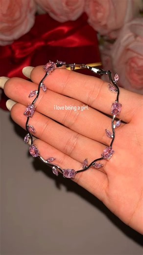 Estrella Adornments Boutique✨ on Instagram: "All wrapped in pink sparkle for Christmas 🎄💗✨ Our Romantic Rose Bracelet shimmers with soft rosy tones and the girliest glow—perfect for gifting, stocking stuffers, or treating yourself this holiday season 🎁🌸 🎄 LAST CHANCE for 50% off orders🚚 🎀 FREE gift with any purchase of $25+ Would you gift this to someone special… or keep it for yourself? 💭🎁✨ #aesthetic #fyp #bracelet #jewelry #holiday #christmas #trending"