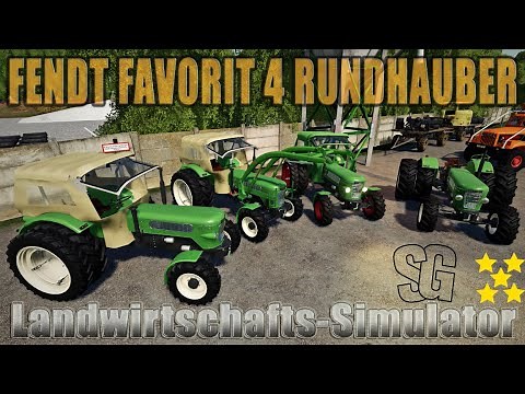 LS19 Modvorstellung - FENDT FAVORIT 4 RUNDHAUBER V1.0 - Ls19 oldtimer mods