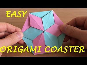 How to Make an Origami Coaster - Amazing DIY Coaster