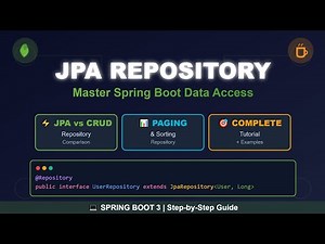 JpaRepository vs CrudRepository: Spring Boot Pagination & Sorting Explained