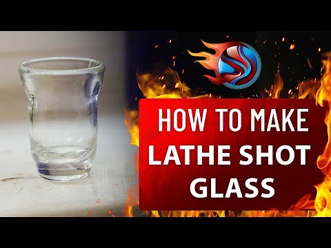 Lampworking | Shot Glass on Lathe | Glass blowing | Fusing Shop