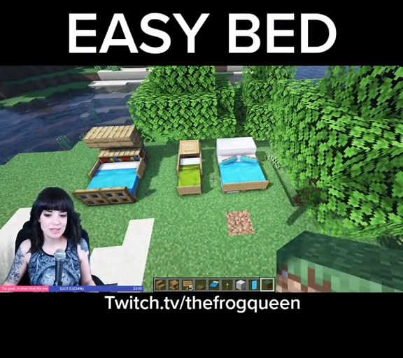 Easy Bed Minecraft Designs