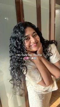 So cute😱My Bouncy Curly Hair Routine! 🤫 The video you liked 🥰