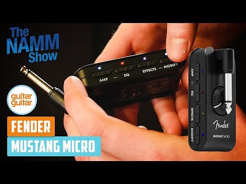 First look at the NEW Fender Mustang Micro | NAMM 2021