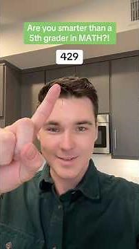 Let’s test your math skills…. Can you answer this 5th grade math question? #trivia #math #quiz