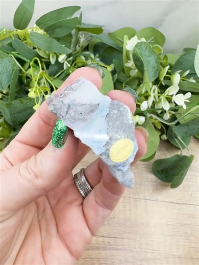 Raw Larimar Stone: Polished Dominican Crystal for Peace No. 11 - Etsy