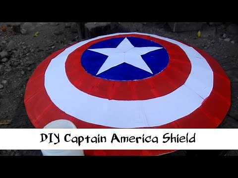 DIY Captain America Shield | Cardboard with Template