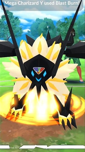 Using Unstoppable Mega Charizard Y 🔥 || ‪@pokemongo‬ #shorte #pokemongo