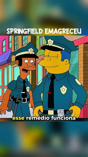 SPRINGFIELD EMAGRECEU #simpsons #youtubeshorts