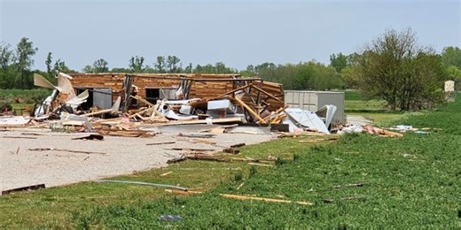 ‘All my things were gone’: Oklahoma tornado wipes out bride’s wedding venue days before nuptials
