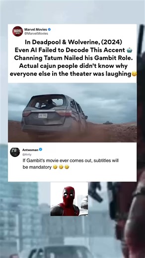 53K views · 278 reactions | Channing Tatum vs. Gambit. Al slop or real Language? #deadpoolandwolverine #deadpool3 #gambit #channingtatum #deadpool #accent #ai #language #cassandranova #blade #accent #movie #moviefacts #marvel #mcu #multiverse #shorts you | Viralityvide 2.o | Facebook
