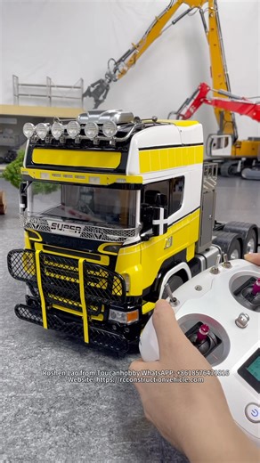 17K views · 337 reactions | Unlock the full potential of the 1/14 Scale 6X6 Custom Tractor Truck! Pair it with the 1/14 scale 3-axle trailer (with front-mounted electric tarpaulin) 勞— it handles both loading/unloading and transportation with ease.#trailer #rc #rcvehicle #toucanhobby #scalemodel #rccar #rccars #rctruck #rchobby #tractor #rcmodel #model | Toucanhobby | Facebook