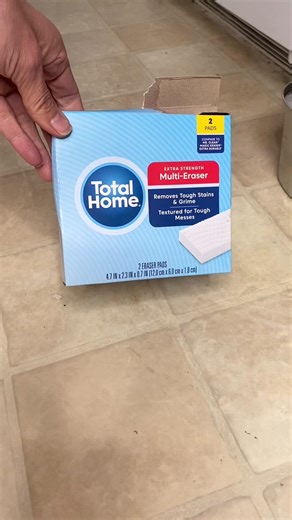 Magic Eraser on kitchen floor? #cleaning #kitchenfloor #linoleum #buildup | Sara L
