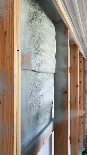 Closed cell spray foam is awesome #ceoofconstruction #StyleSnap #satisfying #smoothaf #sprayfoam | RR Tools | Facebook