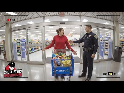Cops Surprise the Hell Out of Walmart Shoplifters in the Act | Walmart Shoplifter Arrest